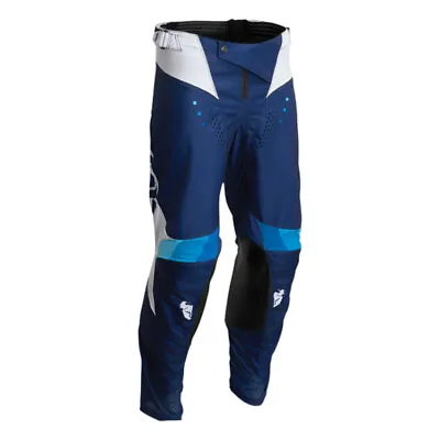 Thor Pulse React Navy Blue And White MX Off Road Pants Men's Sizes 28 - 32 • $39.99