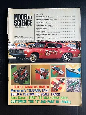 MODEL CAR SCIENCE Magazine Lot/4 Slot Scale DIY Tips • $25