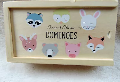 £7.73 • Buy Anna & Clara' S Children's Dominoes  Wooden Box Set  Sostrene Grenes Game Danish