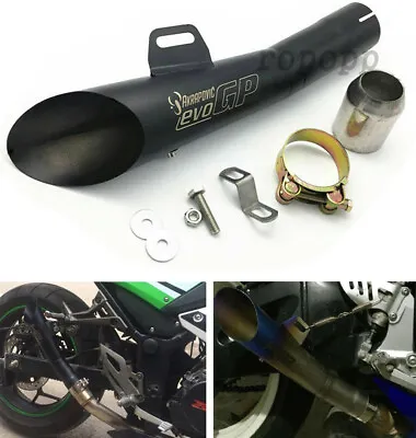 Motorcycle Exhaust Pipe 51mm Universal For GSXR750 CBR500RR ZX6R ER6N Z750 R1 R6 • $58.95