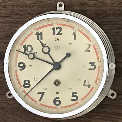 Old German 7 Inch Junghans Ships Clock Refurbished • $499.95