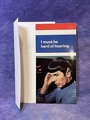 1976 STAR TREK Random House Greeting Card With Mr. Spock Ears UNPUNCHED • $15.99