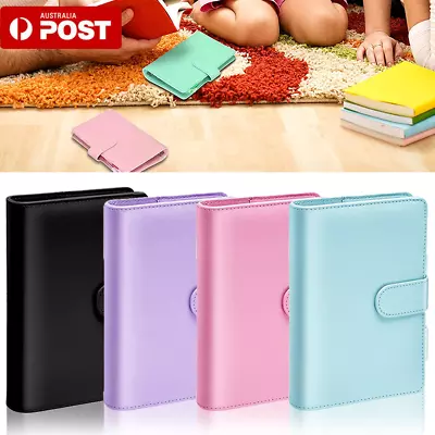 A6 PU Leather Notebook Binder Budget Planner Organizer Cover Cash Pockets Sheets • $12.87