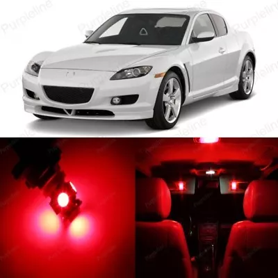 10 X Red LED Interior Lights Package For 2004 - 2011 Mazda RX-8 RX8 + PRY TOOL • $11.99