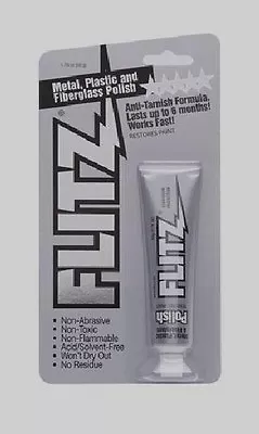 FLITZ Metal Plastic Fiberglass Polish Paste Cleaner Tube 1.75oz 50 Gram BP 03511 • $13.97