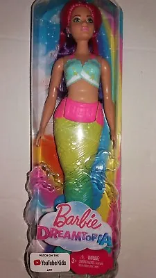 Barbie Dreamtopia Mermaid Doll Pink Sail Away Rainbow Cove New In Box • $17.99