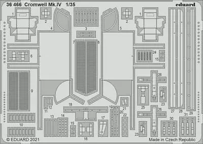 EDUARD	 1/35 Armor- Cromwell Mk IV For ARX  EDU36466 • $23.12