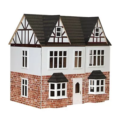 Orchard Avenue Tudor Dolls House Painted Flat Pack Kit Tumdee 1:12 Scale • £170