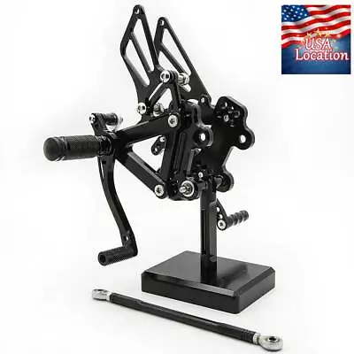 For ZZR600 2005-2008 ZX9R ZX900F 1999-2003 Footpeg Rearset Pedals Footrest Shift • $99.99