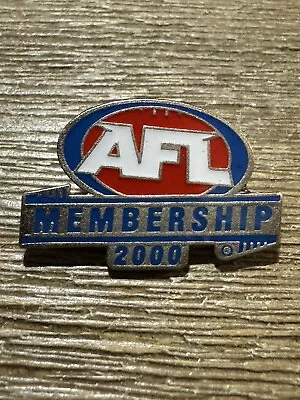 Vintage 2000 AFL Membership Badge  Football  AFL VFL Footy • $29.95