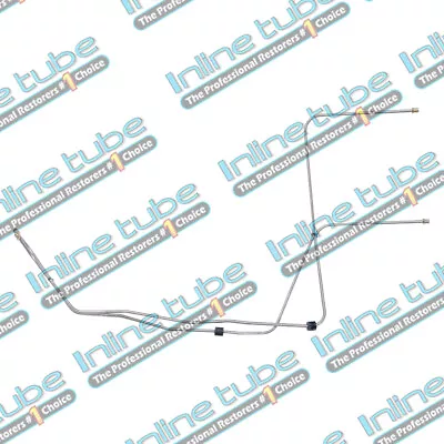 1967 Pontiac Gto Lemans T400 Transmission Cooler Lines Trans Tubes Oe Steel • $45