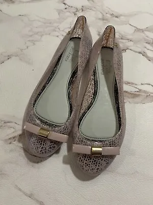 Melissa + Jason Wu Space Love Ballet Flats With Bow Size 6 • $35