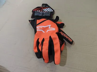 Alpine Stars Radar Glove Size L 482-7414L Orange/Black Motorcross • $25