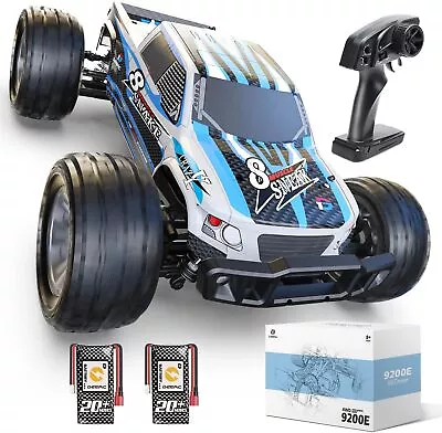 DEERC 9200E Large RC Car 48 KM/H 1:10 Scale 4WD 2.4GHz Off Road Monster RC Truck • $92.99