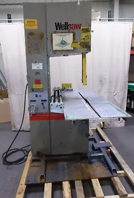 Industrial Duty Wellsaw Metalworking Vertical Band Saw USA Made V20 • $2900