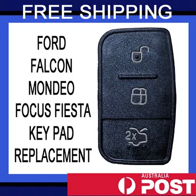 For Ford Fiesta Focus C-Max Mondeo S-Max Key Replacement Rubber Pad 3 Button • $5