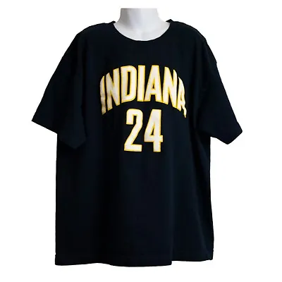 Indiana Pacers Paul George #24 NBA Boys T-Shirt Blue Size L Large 14/16 • $7.46