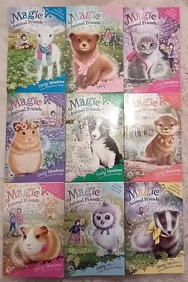 Daisy Meadows Childrens Books X 9 VGC Magic Animal Friends Xmas Stocking Filler  • £9