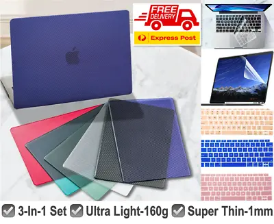 $20.99 • Buy Ultra Light 160g! 3-IN-1 SET MacBook Air 13 Inch Case M1 A2337 Pro 13 A2338 M2