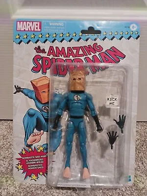 Marvel Legends  RETRO CARDBACK SPIDER-MAN BOMBASTIC BAG-MAN IN HAND US. SELLER! • $42