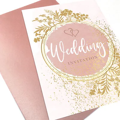 £4.95 • Buy DIY Wedding Invitations, Write Your Own Blank Invites, Evening, RSVP Cards