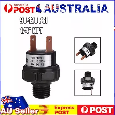 1/4  NPT End Air Compressor Pressure Tank Control Switch Off Valve 90-120PSI /AU • $16.29