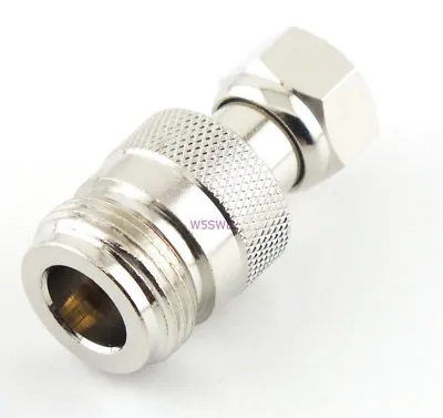 N Female To Type F Male Coax Adapter Connector -  USA Ham Radio Seller • $5.82