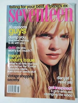 Seventeen Magazine (June '98)  Mase Madonna Scarlett JohanssonSarah McLachlan • $25.99