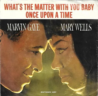 Marvin Gaye/m. Wells-what's The Matter Baby/once Upon A Time-mot Pic Sleeve-sale • $10