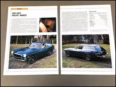 Volvo 1800ES Car Review Print Article With Specs 1971 1972 1973 P416 • $7.96