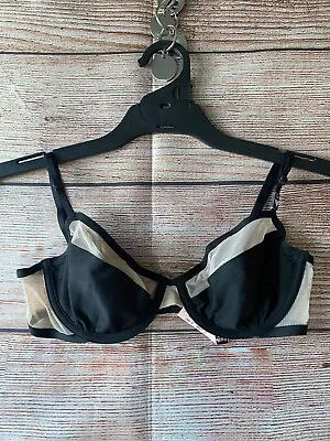 Victoria's Secret Mesh Demi Bra 32DD / 10DD ~ Ms Bond Black • $39.79