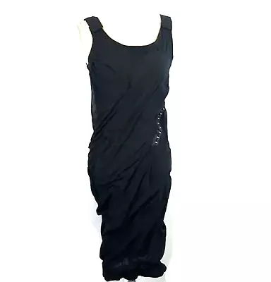 Dolce And Gabbana D&G Hook And Eyes Stretchy Tulle Bodycon Dress IT40UK8US4EU34 • £100