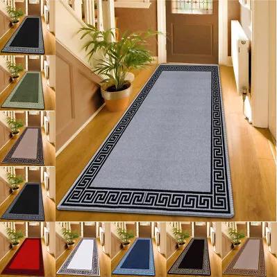 Non Slip Hall Runner Rug Long Hallway Runner Kitchen Carpet Door Mats Floor Mats • £27.54