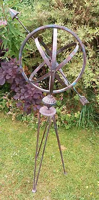 £49.99 • Buy Verdigris Metal Armillary Sphere Globe Garden Ornament  + Decorative Tripod