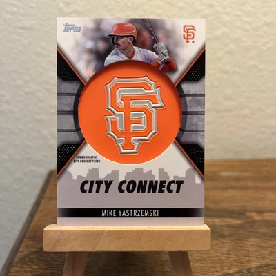 $0.99 • Buy MIKE YASTRZEMSKI 2023 Topps Series 1 CITY CONNECT CAP PATCH RELIC Giants
