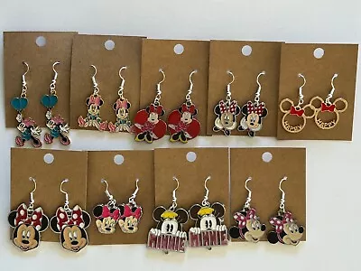 Minnie Mouse Stainless Steel Dangle Drop Earrings- Many Choices-Custom Made • $4.95