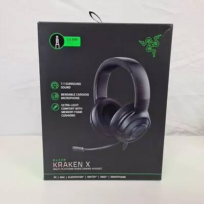 Razer Kraken X Gaming Headset 7.1 Surround Sound Headphone - *B-GRADE* • $49