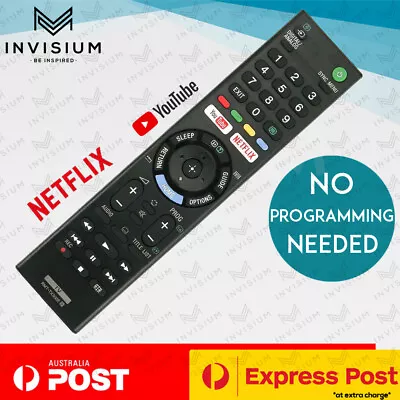$15.50 • Buy New RMT-TX300E Remote For Sony Bravia TV KD43X7000E KD49X7000E KDL32W660E