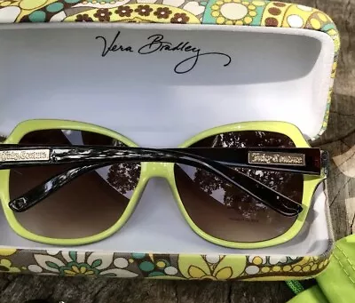 VERA BRADLEY Retired Pattern LEMON PARFAIT & JuicyCouture Classy Sunglasses NWT • $23