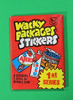 1979 Topps Wacky Packages Stickers 1st Series Sealed Wax Pack 6 Stickers • $14.99