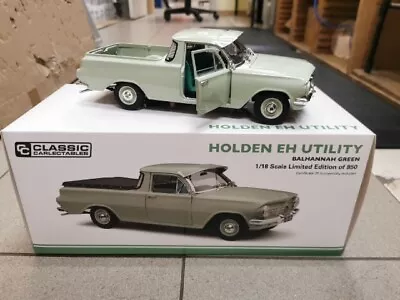 Classic Carlectables 1 18 Holden EH Utility Balhannah Green • $269