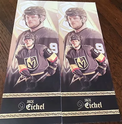 Jack Eichel #9 Vegas Golden Knights 2 Bookmarks VGK NHL BookMark RARE/NEW • $4.88