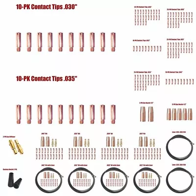 Listing 10 Gasless Nozzle 2 PK For WeldPak 100HD 125HD 140HD Mig Welder • £19.27