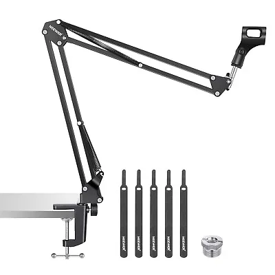 Neewer Microphone Suspension Boom Scissor Arm Stand With Shock Mount Holder • $15.39