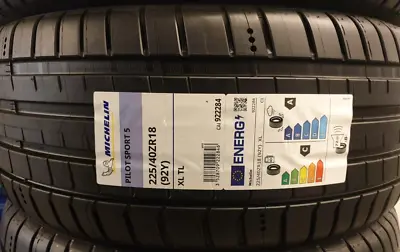 Brand New Michelin Pilot Sport 5 225/40 Zr18 Xl 92y Uhp 225 40 18 2254018 C+a • £124.99