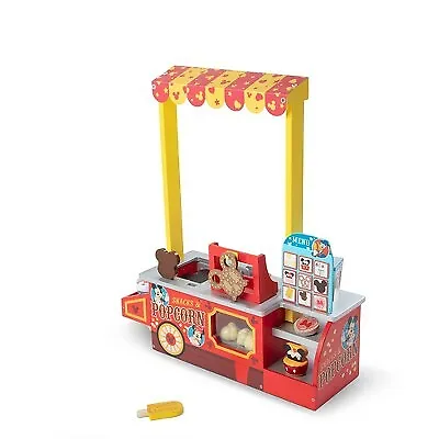 Melissa & Doug Disney Snacks & Popcorn Wooden Pretend Play Food Counter – 33pc • $48.99