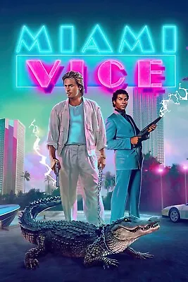 Miami Vice  Poster Print 11.7x16.5 • $21.99