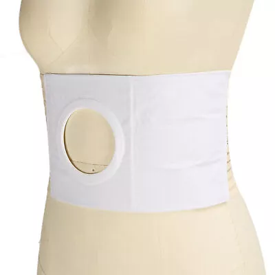 Ostomy Hernia Support Belt Adjustable Breathable Absorb Sweat Elastic Hernia Cus • $11.75