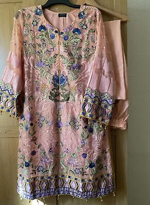 £50 • Buy Pakistani Designer Suit MariaB/Janan/Asim Jofa/ Junaid Jamshed Suit L New