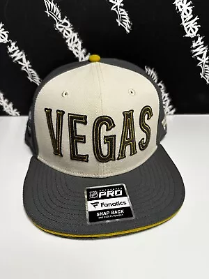 NEW Fanatics Las Vegas Golden Knights 2024 Winter Classic Patch Snapback Hat NWT • $29.95
